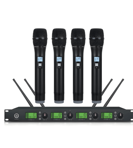 Imix K - 9004 4 Channel Wireless Microphone - 