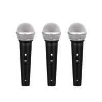 iMix MC - 100MK 3 Pack Dynamic Cardioid Vocal & Instrument Microphone - 