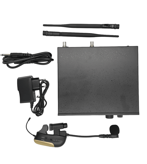 Imix MM-02 UHF Clip-On Wireless Gooseneck Microphone System - 