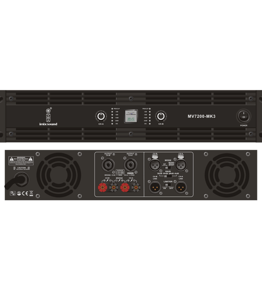 Imix MV7200 - MK3 Power Amplifier - 
