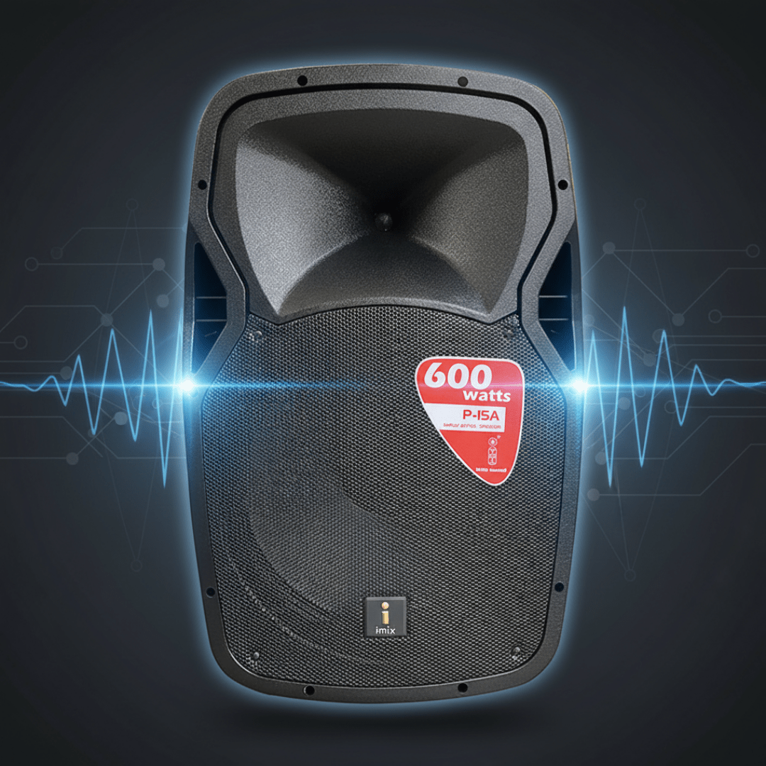 Imix P-15A – 15″ Active Speaker with Bluetooth PA Speakers - Philtron