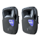 Imix Party 12A 12″ Active PA Speaker Set with Stands And Mic - 