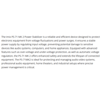 Imix PS - 71 Professional 8 - Channel Power Sequencer & Surge Control - 