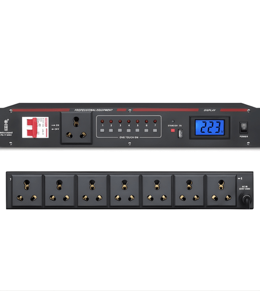 Imix PS - 71 Professional 8 - Channel Power Sequencer & Surge Control - 