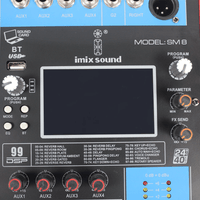 Imix SM8 8-Channel Analogue Audio Mixer - 