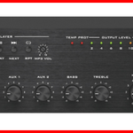 ITC T - 120U PA Mixer Amplifier 120W RMS 100V with USB Input - 