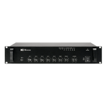 ITC T - T - 60 PA Mixer Amplifier 60W RMS 100V with 3 x MIC and 2 x AUX Input - 