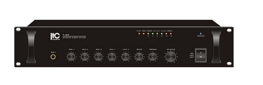 ITC TI - 120 Mixer Amplifier 120W RMS 100V with Phone Jack and MIC Input - 