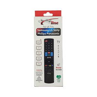 Jolly Line JL-1713 Replacement Universal Remote Control for LG, Sony, and Philips TVs - 