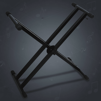 Jumbo Audio JK - 04 Keyboard Stand Double Brace with Express Lock - 