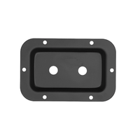 Jumbo Audio Y19-13 Recessed Metal Speaker Back Plate (Pre-Punched for 2x 6.35mm Jacks) - 