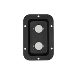 Jumbo Audio Y19-13A Recessed Speaker Back Plate (Pre-Punched for 2x Speakon Sockets) - 