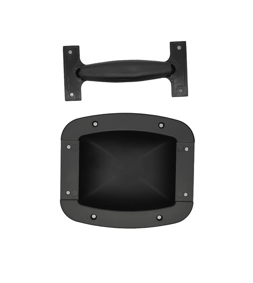 Jumbo Audio Y21-26 Recessed Plastic Speaker Handle for Disco Boxes (173 x 150mm) - 
