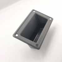 Jumbo Audio Y21-4A Recessed Plastic Speaker Handle for Disco Boxes (108mm x 65mm) - 