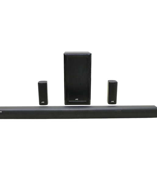 JVC 5.1 CH Bluetooth Sound Bar Bluetooth With Wireless Subwoofer - TH - N430BA - 