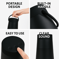 JVC MX - N118B Portable Bluetooth Speaker - 4975769458194