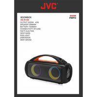 JVC XS - N169 Portable Bluetooth Boombox 40W (2 × 20W) - 
