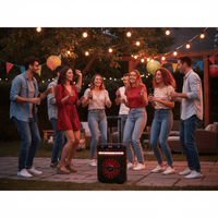 JVC XS - N319PB 10 Inch Bluetooth Trolley Speaker - 4975769461361