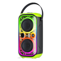 JVC XS - N4112PB Dual 5 - Inch 50W Bluetooth Party Speaker with LED Lights and Wireless Mic - 