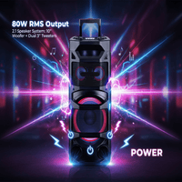 JVC XS - N5313PB 2.1 Trolley Speaker - 