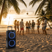 JVC XS - N6212PB Trolley Speaker With TWS and Wireless Microphone - 