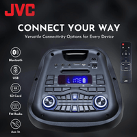 JVC XS - N6213PB 1600W Portable Bluetooth Party Speaker - 