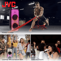 JVC XS - N6213PB 1600W Portable Bluetooth Party Speaker - 