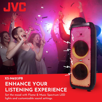 JVC XS - N6213PB 1600W Portable Bluetooth Party Speaker - 