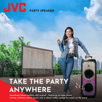 JVC XS - N6213PB 1600W Portable Bluetooth Party Speaker - 