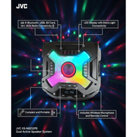 JVC XS - N8212PB 2.0Ch Active Speaker System - Black - 