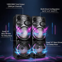 JVC XS - N8212PB 2.0Ch Active Speaker System - Black - 