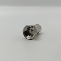 Kentech 001-C02-301/JX209 Male F-Type Screw-On Connector for DStv Decoders & RG6U Coaxial Cable - 
