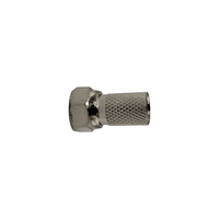 Kentech 001-C02-301/JX209 Male F-Type Screw-On Connector for DStv Decoders & RG6U Coaxial Cable - 