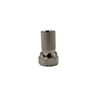 Kentech 001-C02-301/JX209 Male F-Type Screw-On Connector for DStv Decoders & RG6U Coaxial Cable - 