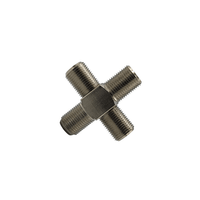 Kentech 001-C02-519 F-Type Female Coaxial Cable Joiner Coupler Connector - 
