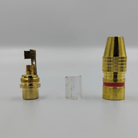 Kentech 002-P13-813R Inline Gold-Plated Metal Female RCA Connector - Red - 