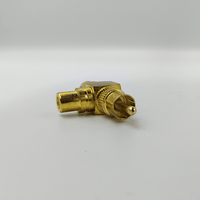 Kentech 002-S16-609 RCA Coupler (Female to Dual Male Y-Splitter - Gold Metal) - 