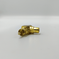 Kentech 002-S16-609 RCA Coupler (Female to Dual Male Y-Splitter - Gold Metal) - 