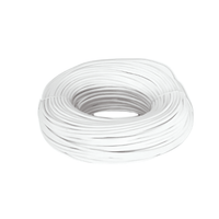 Kentech 100MLD 6-Pin Mini DIN Plug to Plug CCTV Cable – 100m Roll (White) - 