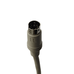 Kentech 100MLD 6-Pin Mini DIN Plug to Plug CCTV Cable – 100m Roll (White) - 