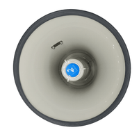 Kentech 25W Pistol Grip Megaphone with Siren and Detachable Loose Microphone - 