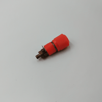 Kentech 28151860 Standard 4mm Nickel-Plated Binding Post – Red - 