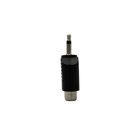Kentech 355A 3.5mm Mono Plug to Dual RCA Female Sockets Adapter - 