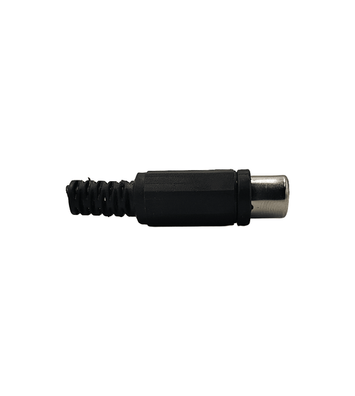 KENTECH 5-199B Black Plastic Inline RCA Jack Socket - 