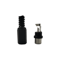 KENTECH 5-199B Black Plastic Inline RCA Jack Socket - 