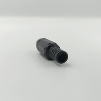 KENTECH 5-199B Black Plastic Inline RCA Jack Socket - 