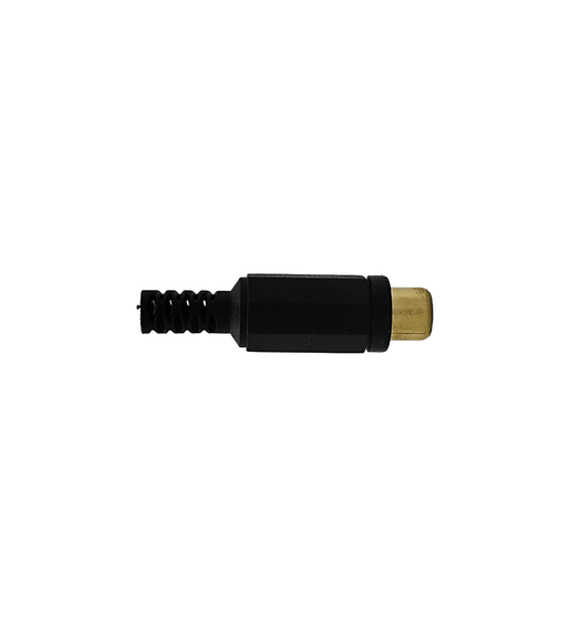 Kentech 5-199G-B Inline RCA Female Socket – Gold Plated with Black Plastic Housing - 