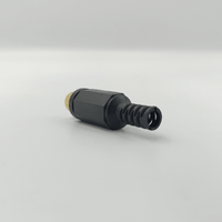 Kentech 5-199G-B Inline RCA Female Socket – Gold Plated with Black Plastic Housing - 