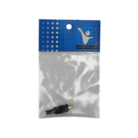 Kentech 5-199G-B Inline RCA Female Socket – Gold Plated with Black Plastic Housing - 