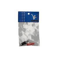 Kentech 5-199RBP2 Inline RCA Female Sockets – Red & Black (Pack of 2) - 